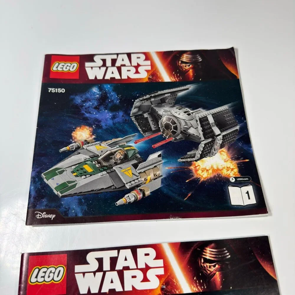 LEGO Star Wars 75150 Instructions Manual Book 1 & 2 ONLY TIE Advanced A-Wing Set